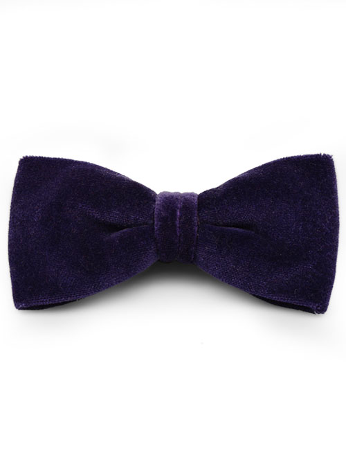 Velvet Bow - Purple - Click Image to Close