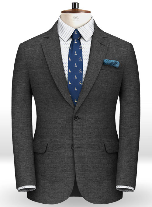 Reda Board Charcoal Pure Wool Suit