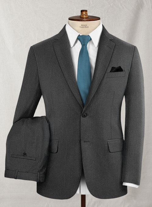 Reda Nova Charcoal Wool Suit