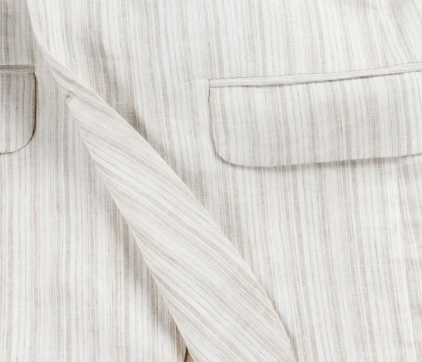 Roman Summer Stripe Linen Jacket