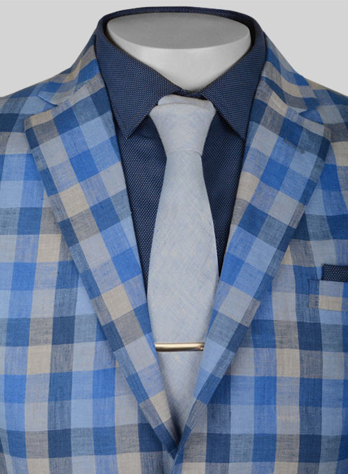 Roman Nobisa Checks Linen Jacket