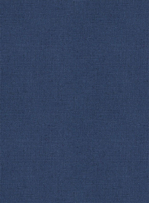 Safari Royal Blue Cotton Linen Suit