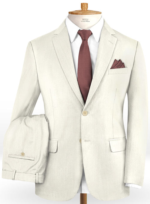 Scabal Fawn Wool Suit