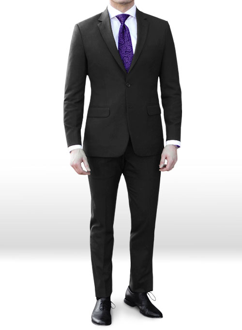 Signature Black Pure Wool Suit