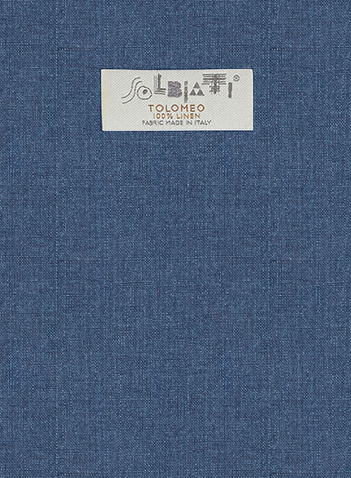 Solbiati Denim Mid Blue Linen Suit