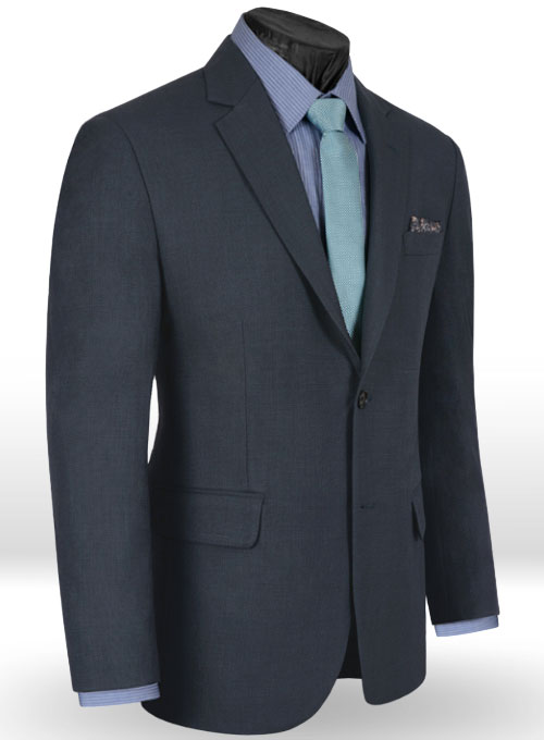 Spanish Blue Wool Suit