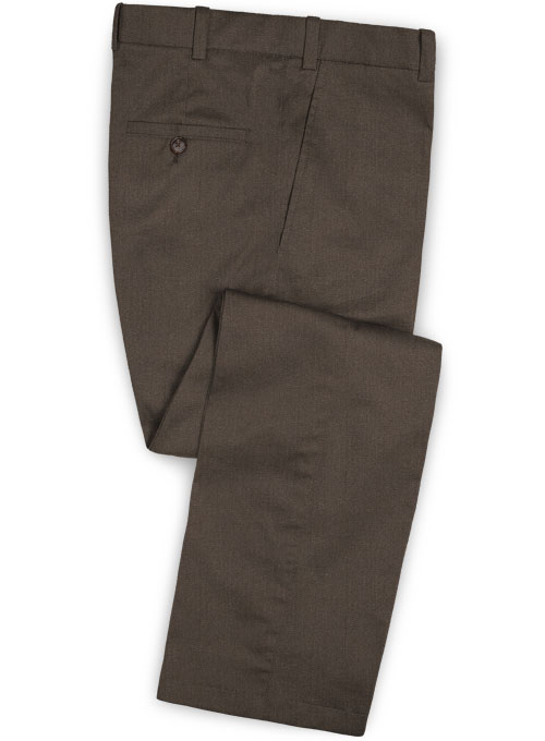 Summer Weight Brown Chino Suit