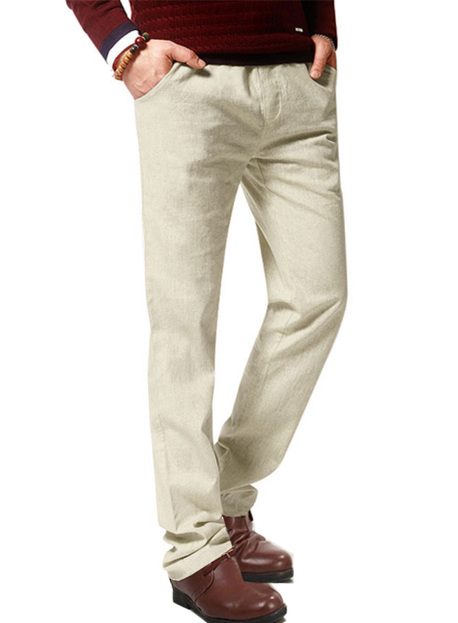 Linen Pants - 14 Colors - Click Image to Close