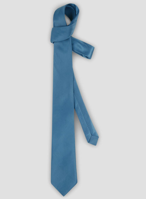 Turkish Blue Satin Tie