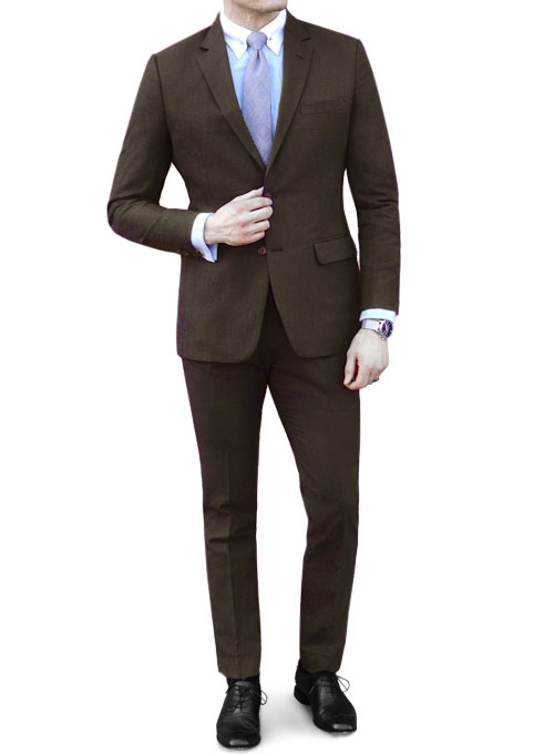 Venity Brown Pure Wool Suit