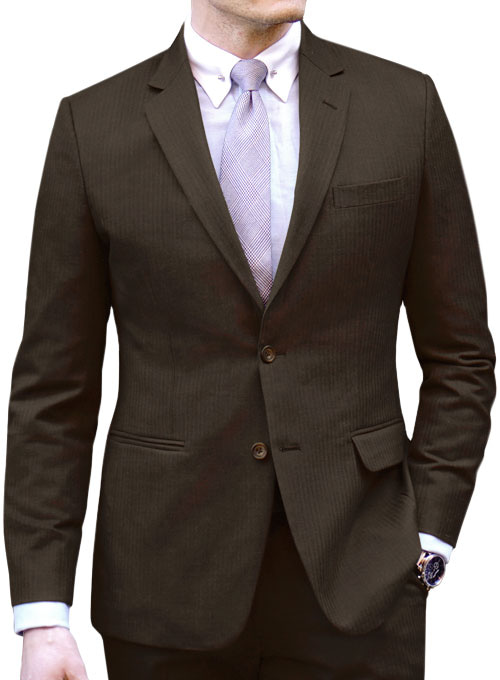 Venity Brown Pure Wool Suit