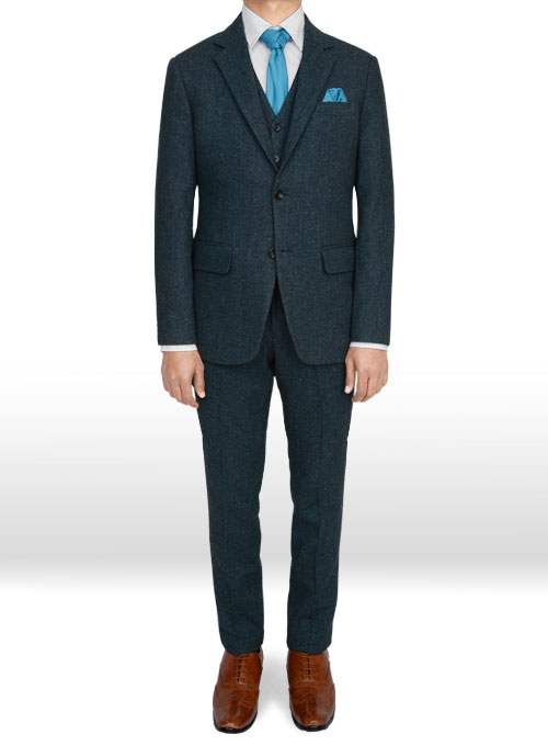 Vintage Clan Blue Tweed​​ Suit