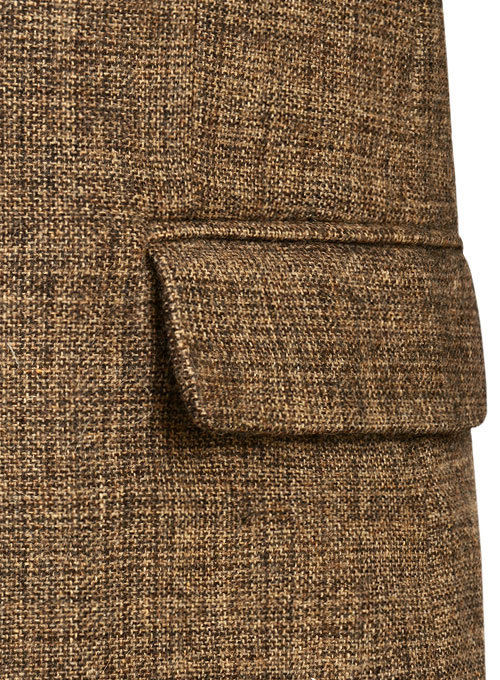 Vintage Glasgow Brown Tweed Jacket - Click Image to Close