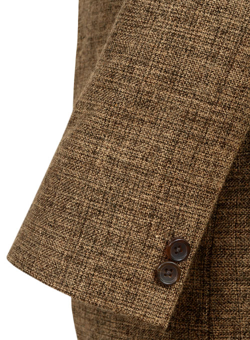 Vintage Glasgow Brown Tweed Jacket - Click Image to Close