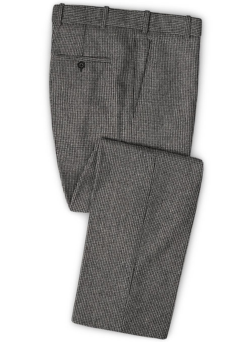 Vintage Gray Macro Weave Tweed Suit