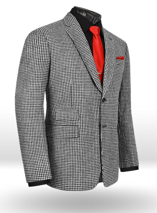 Vintage Houndstooth Tweed Jacket