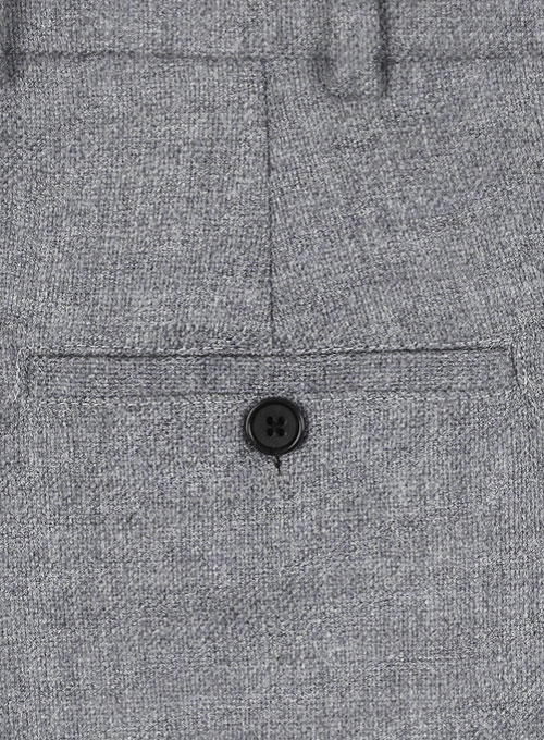 Vintage Rope Weave Gray Blue Tweed Suit