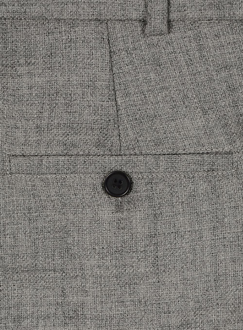 Vintage Rope Weave Gray Tweed Suit