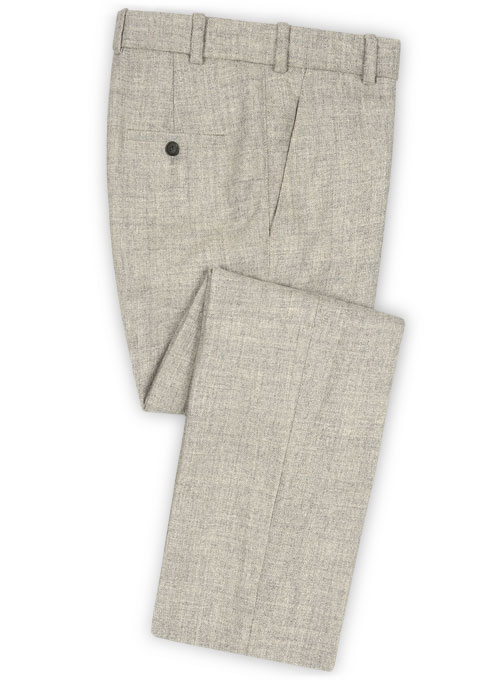 Vintage Rope Weave Lt Gray Tweed Suit - Special Offer