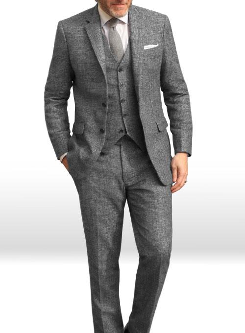 Vintage Glasgow Gray Tweed Suit