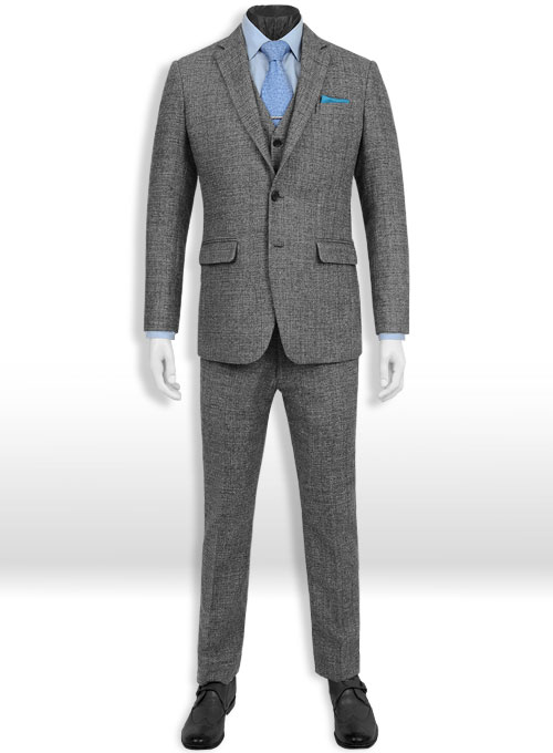 Vintage Glasgow Gray Tweed Suit