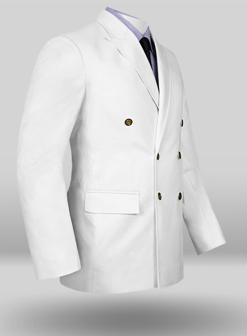 White Chino Sailing Blazer