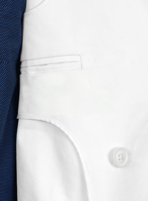 White Chino Basel Style Unlined Jacket