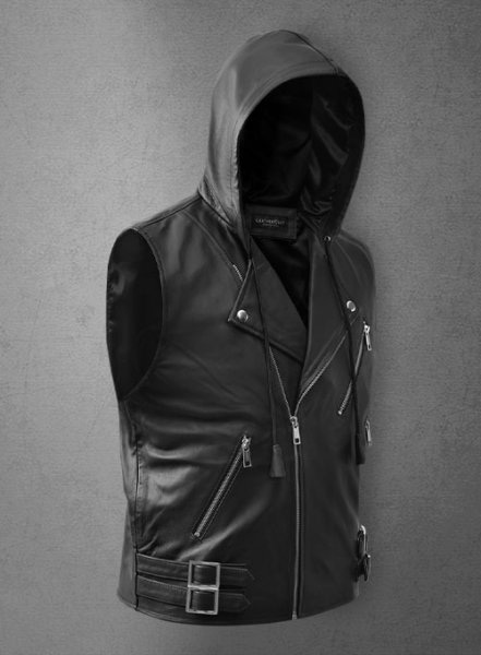 (image for) Leather Hood Vest # 309