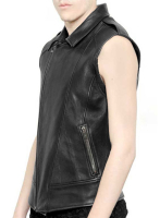 (image for) Leather Biker Vest # 317