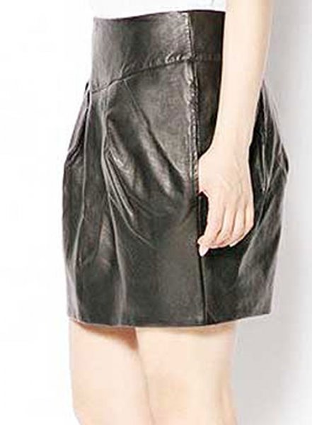 (image for) Curvy Leather Skirt - # 426