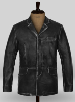 (image for) Rubbed Black Will Smith Leather Blazer