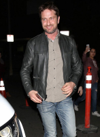 (image for) Gerard Butler Leather Jacket #3