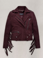 (image for) Grapevine Suede Kendall Jenner Leather Jacket # 3