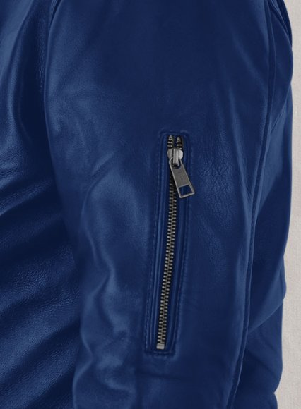 (image for) Rich Blue Trooper Biker Jacket