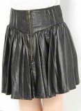 (image for) Sauvage Flare Leather Skirt - # 418