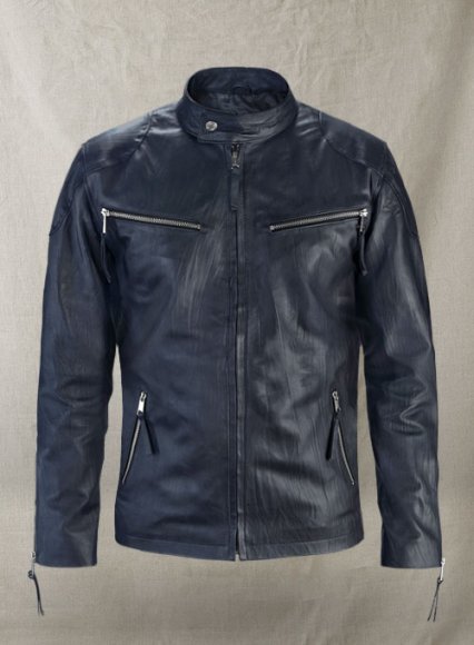 Rover Blue Leather Jacket #907