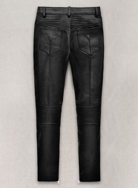 (image for) Leather Biker Jeans - Style #1