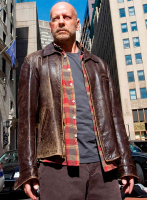 (image for) Bruce Willis Surrogates Leather Jacket