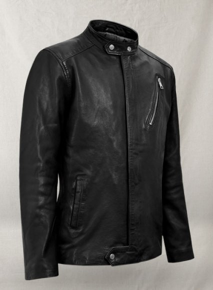 (image for) Motorad Black Biker Leather Jacket