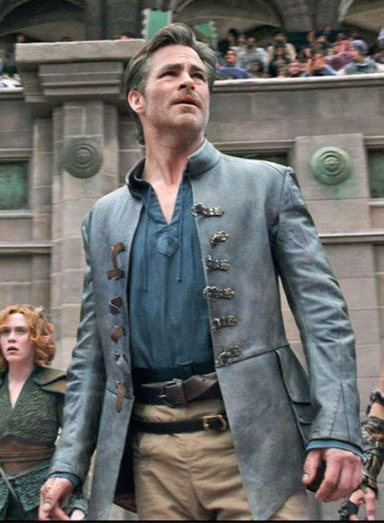 Chris Pine Dungeons and Dragons Leather Trench Coat