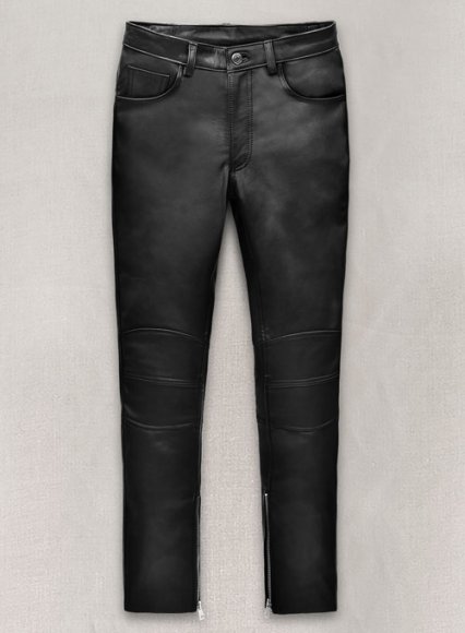 Leather Biker Jeans - Style #1