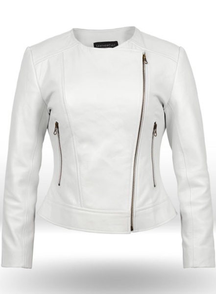 (image for) White Leather Jacket # 237