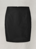 (image for) Black Stretch Amanda Holden Leather Skirt