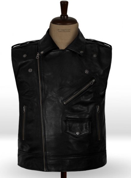 (image for) Leather Biker Vest # 315