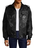 (image for) Alpha Bomber Leather Jacket