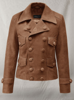 (image for) Light Vintage Tan Hide Leather Jacket Style # 298