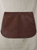 (image for) Soft King Brown Hilary Duff Leather Skirt - M Mini