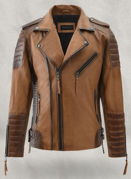 (image for) Charles Burnt Tan Leather Jacket