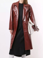 (image for) Elle Leather Long Coat