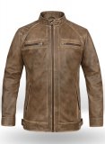 (image for) Rubbed Espanol Timber Brown Leather Jacket # 653